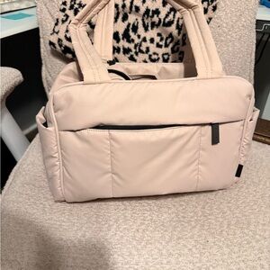 Calpak Soft Pink Luka mini duffel Travel Bag